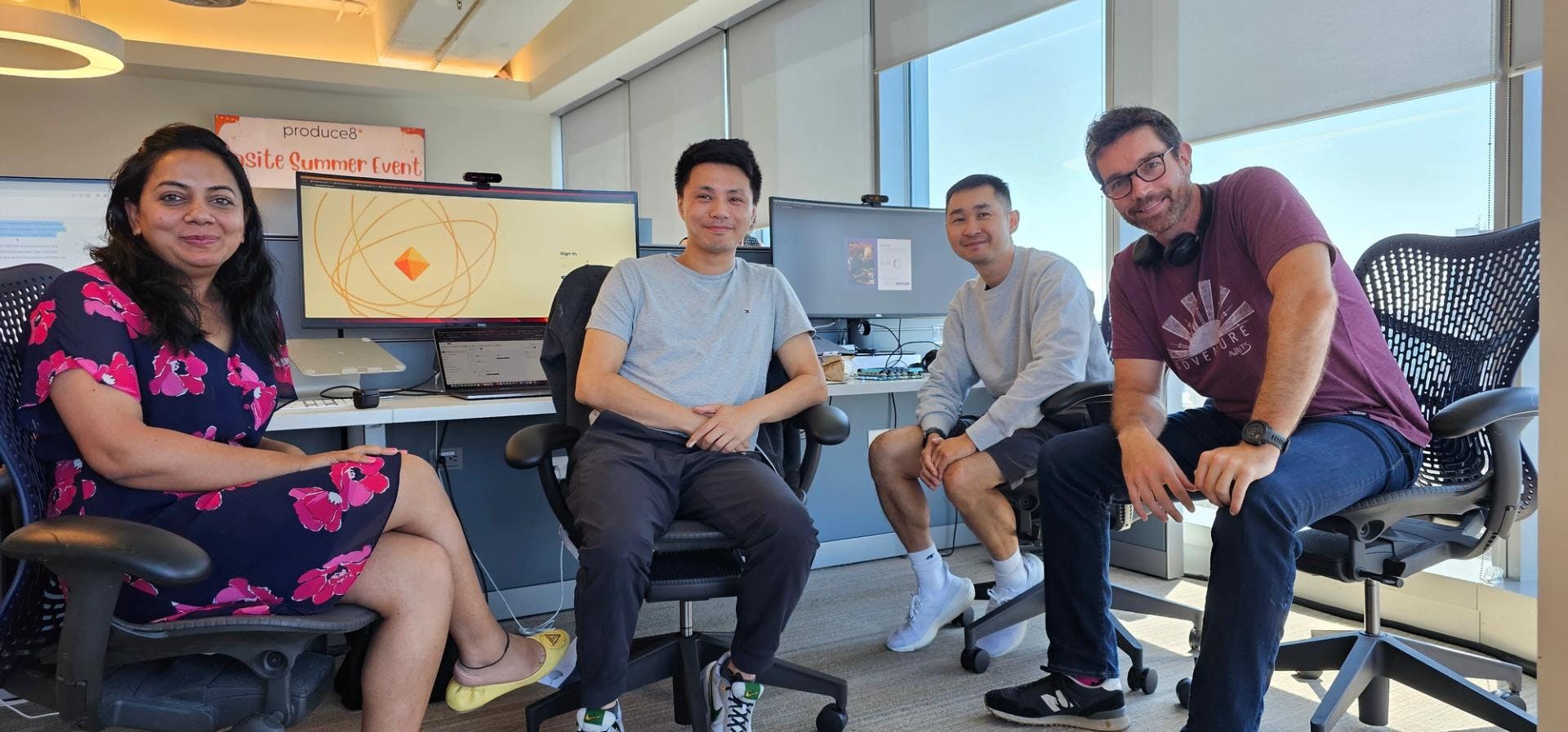 Produce8 Team at Vancouver Office