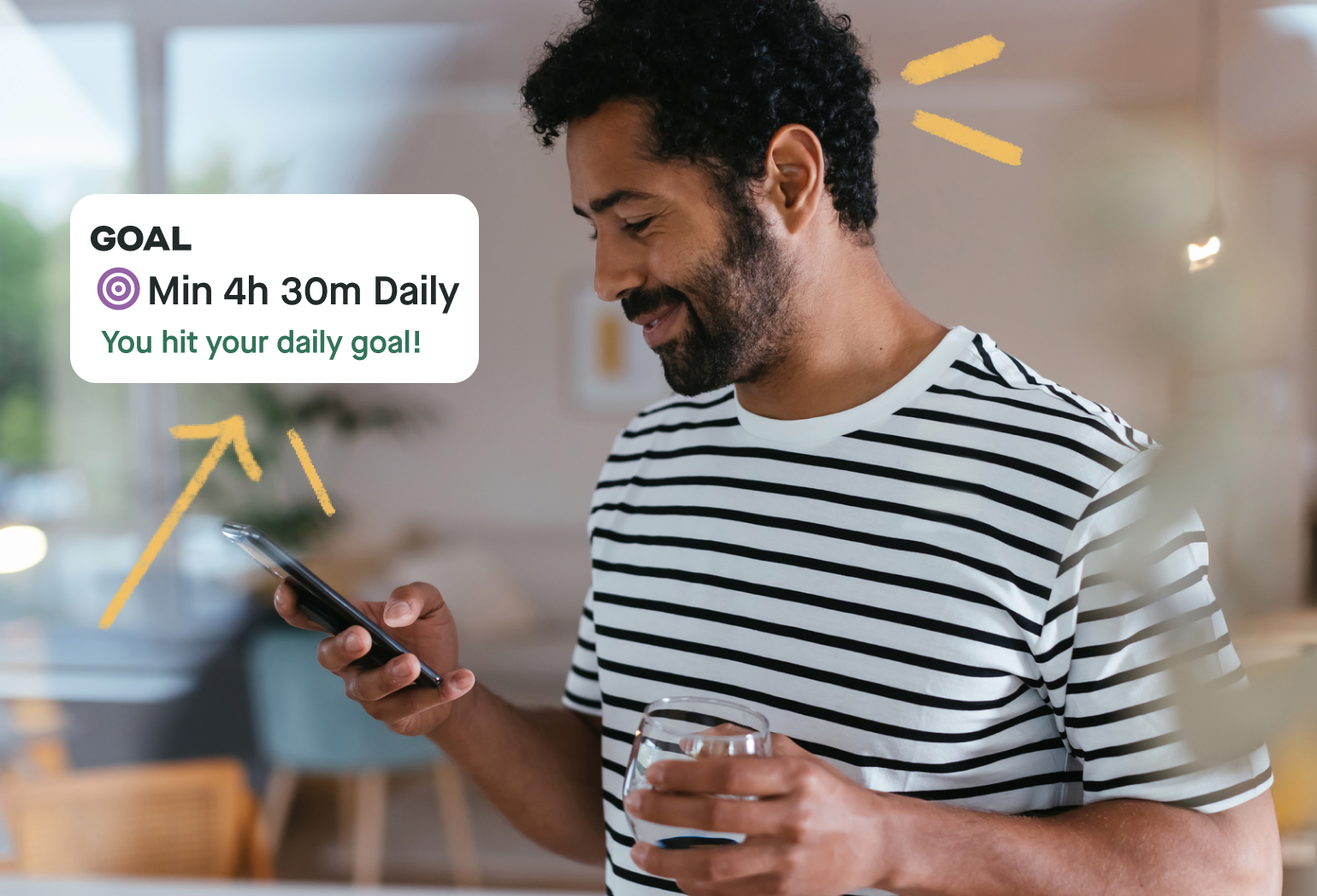 Mobile App Produce8 Daily Goal